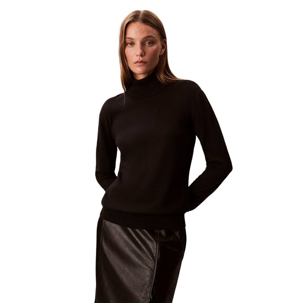 Calvin Klein Dolcevita Dolcevita Donna con Lana Merino XS  - Francavilla Moda